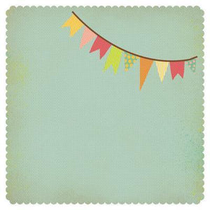 Scrapbooking  Kaisercraft Save the Date BUNTING Die Cut Kaisercraft