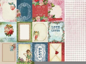 Scrapbooking  Key to My Heart Attraction Paper Kaisercraft