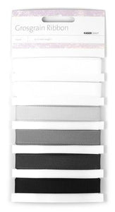 Scrapbooking  Monocrome Ribbon Pack Kaisercraft