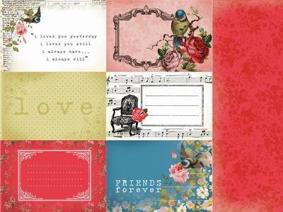 Scrapbooking  Porcelain Rose Heirloom Kaisercraft