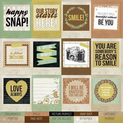 Scrapbooking  Take Note Perforated Tags Specialty 12 X 12 Snapshot Kaisercraft
