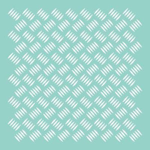 Scrapbooking  Kaisercraft Checker Plate Template 12x12 Masks and Templates