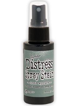 Scrapbooking  Distress Stain Spray Iced Spruce Paper Collections 12x12