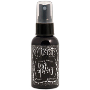 Scrapbooking  Dylusions By Dyan Reaveley Ink Spray 2oz - Black Marble Paper Collections 12x12