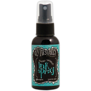 Scrapbooking  Dylusions By Dyan Reaveley Ink Spray 2oz - Vibrant Turquoise Paper Collections 12x12