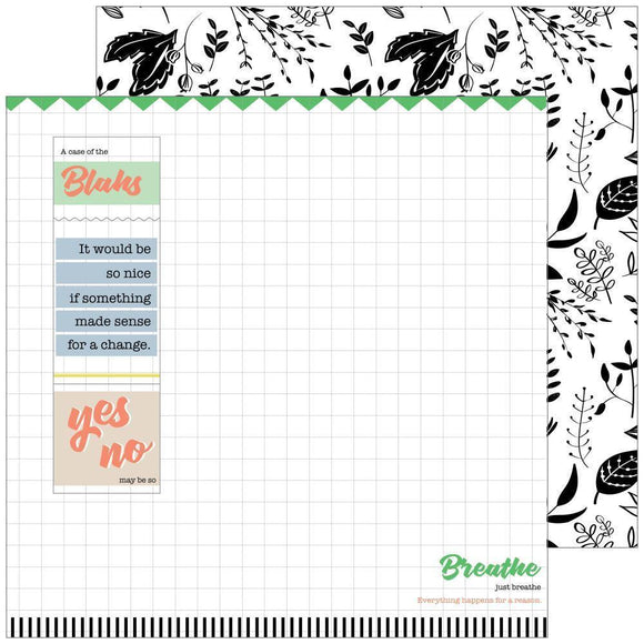 Scrapbooking  A Case Of The Blahs Double-Sided Cardstock 12