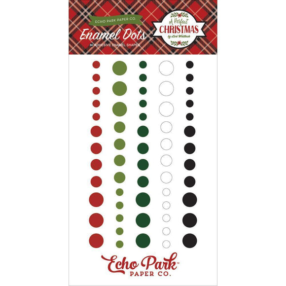 Scrapbooking  A Perfect Christmas Adhesive Enamel Dots Paper Collections 12x12