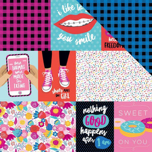 Scrapbooking  Addison Daily Details Paper 12x12 Paper Collections 12x12