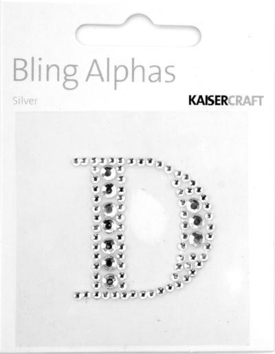 Scrapbooking  Alpha Silver Rhinestone  D Paper Collections 12x12
