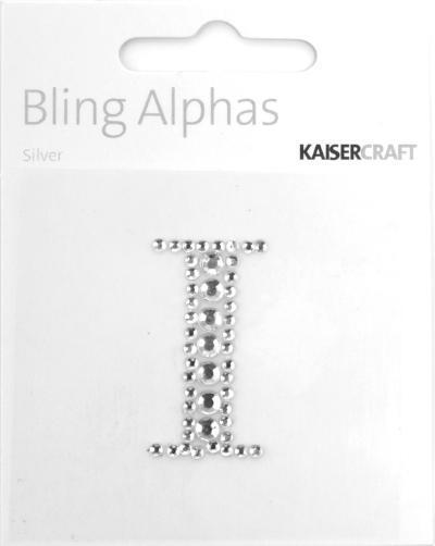 Scrapbooking  Alpha Silver Rhinestone  I Paper Collections 12x12