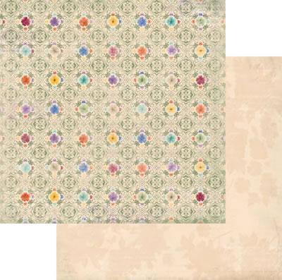 Scrapbooking  Ambrosia Pansies Paper Collections 12x12