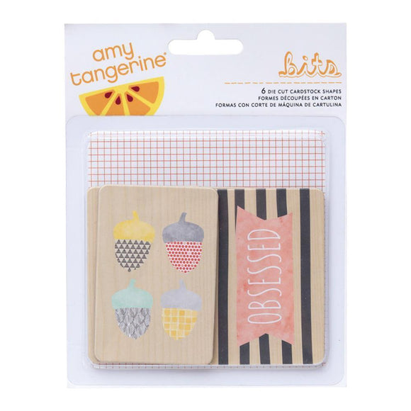 Scrapbooking  Amy Tan Stitched Die Cut Chipboard Shapes Paper Collections 12x12