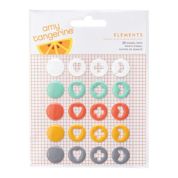 Scrapbooking  Amy Tan Stitched Enamel Shapes Paper Collections 12x12