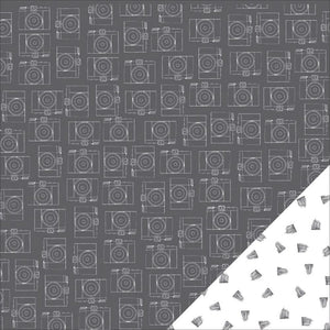 Scrapbooking  Amy Tangerine Stitched Alternate 12x12 Paper Paper Collections 12x12