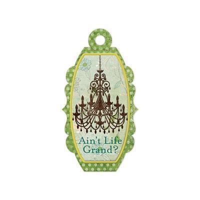 Scrapbooking  Antholgies Embossed Tag Aint Life Grand Paper Collections 12x12