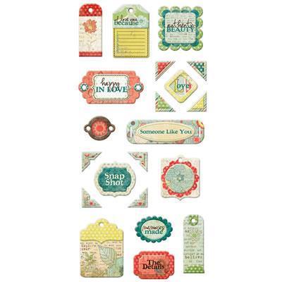 Scrapbooking  Anthologies Layered Chipboard Tags Paper Collections 12x12