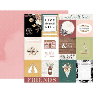 Scrapbooking  Auburn Lane Double-Sided Cardstock 12"X12" Paper No:1 Paper Collections 12x12