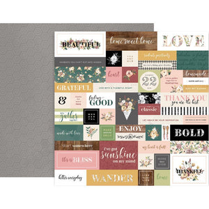 Scrapbooking  Auburn Lane Double-Sided Cardstock 12"X12" Paper No:11 Paper Collections 12x12