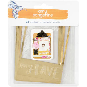 Scrapbooking  Better Together Gold Overlays 12pk Paper Collections 12x12