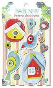 Scrapbooking  Bo Bunny Alora Layered Chipboard Paper Collections 12x12