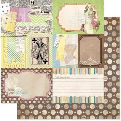 Scrapbooking  C'est la Vie Ephemera Paper Collections 12x12