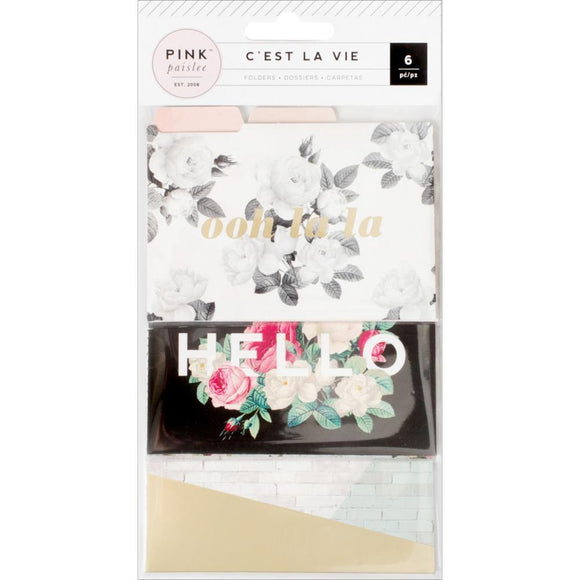 Scrapbooking  C'est La Vie Mini File Folders 3