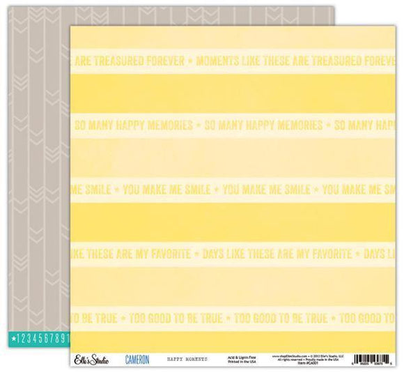 Scrapbooking  Cameron Happy Moments Paper Paper Collections 12x12