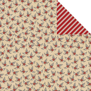 Scrapbooking  Candy Cane Lane Holly Paper 12x12 Paper Collections 12x12