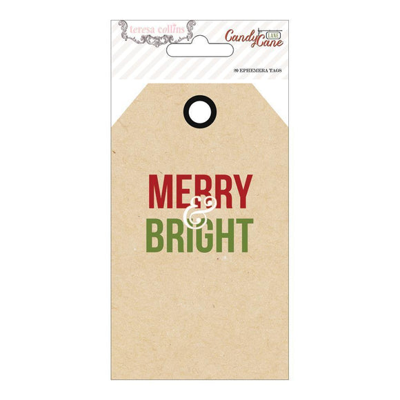Scrapbooking  Candy Cane Lane Tag Pack Paper Collections 12x12