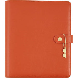 Scrapbooking  Carpe Diem A5 Planner Reset Girl Persimmon  (no inserts) Paper Collections 12x12