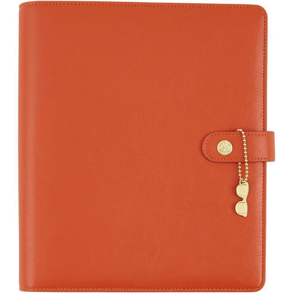 Scrapbooking  Carpe Diem A5 Planner Reset Girl Persimmon  (no inserts) Paper Collections 12x12