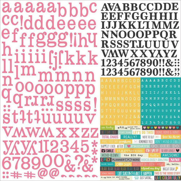 Scrapbooking  Carpe Diem Expression Cardstock Stickers 12x12 Paper Collections 12x12