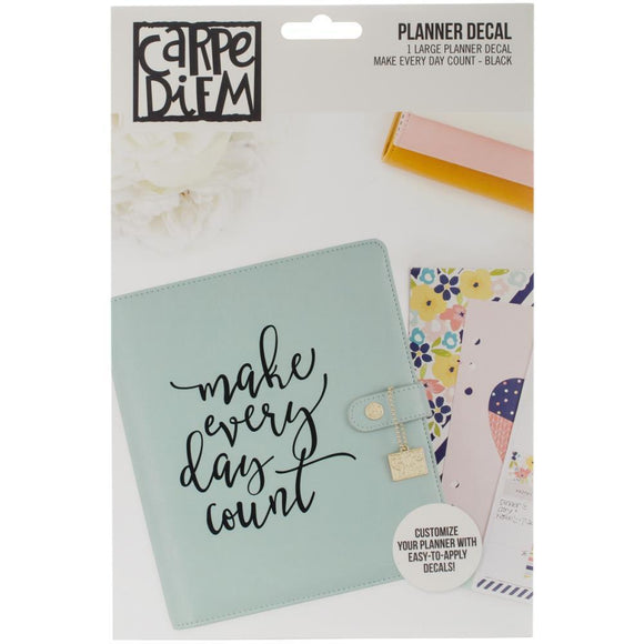 Carpe Diem Planner Ballerina Pink Boxed Set, A5, 6 Ring Simulated Leather  W/ 4 Interior Pockets, 2 Side Pockets, Elastic Pen Loop, & Charm 