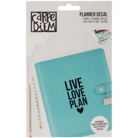 Scrapbooking  Carpe Diem Small Planner Decals Live, Love, Plan Paper Collections 12x12