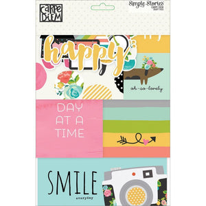 Scrapbooking  Carpe Diem Sn@p Card Pack 115pk Paper Collections 12x12