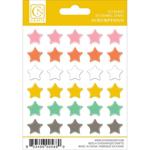 Scrapbooking  Chickaniddy Crafts Scrumptious Enamel Stars Paper Collections 12x12