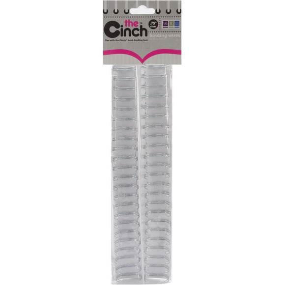 Scrapbooking  Cinch Binding Wires Silver .75 inch 2 Pk Paper Collections 12x12