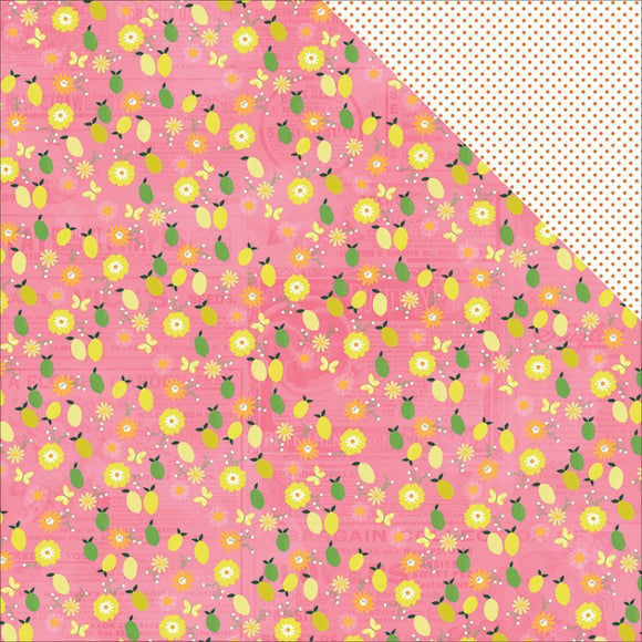 Scrapbooking  Citrus Bliss Fresh Paper 12x12 Paper Collections 12x12