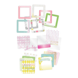 Scrapbooking  Citrus Bliss Instagram Cards 4"X4" 24/Pkg Paper Collections 12x12