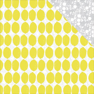 Scrapbooking  Citrus Bliss Lemonade Paper 12x12 Paper Collections 12x12