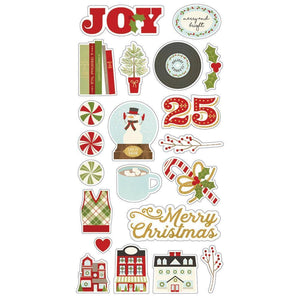 Scrapbooking  Classic Christmas Chipboard Stickers 6"X12" Paper Collections 12x12
