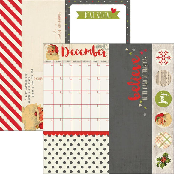 Scrapbooking  Claus & Co 2x12, 4z12 and 6x12 Journalling Card Paper 12x12 Paper Collections 12x12