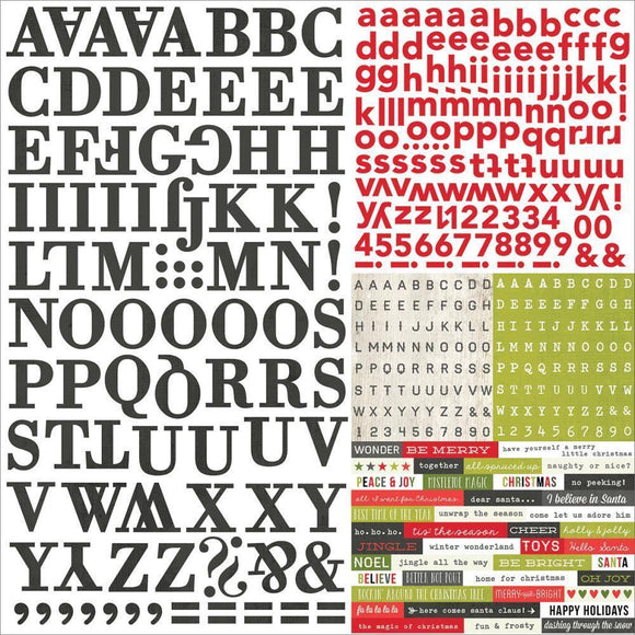 Scrapbooking  Claus & Co Expression Cardstock Stickers 12x12 Paper Collections 12x12