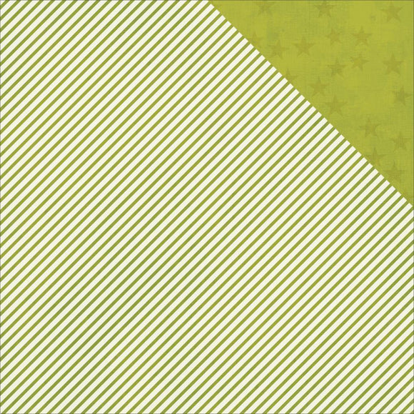 Scrapbooking  Claus & Co Green Dots /Linen Paper 12x12 Paper Collections 12x12