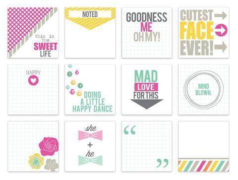 Scrapbooking  Cloud 9 Squares Paper Collections 12x12
