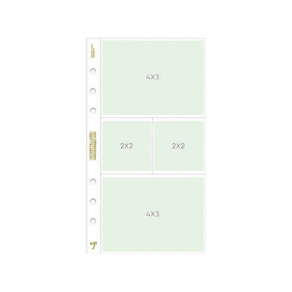 Scrapbooking  Color Crush A5 Photo Sleeve Pages 8/Pkg Paper Collections 12x12