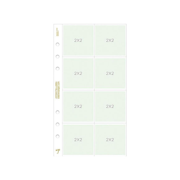 Scrapbooking  Color Crush A5 Photo Sleeve Pages 8/Pkg (Design E) Paper Collections 12x12