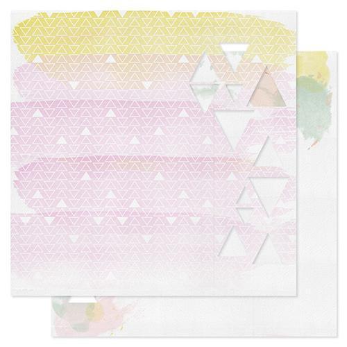 Scrapbooking  Color Wash Brilliant (die cut ) Paper Paper Collections 12x12