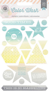 Scrapbooking  Color Wash Canvas Stickers Paper Collections 12x12