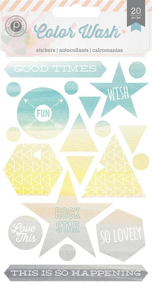 Scrapbooking  Color Wash Canvas Stickers Paper Collections 12x12